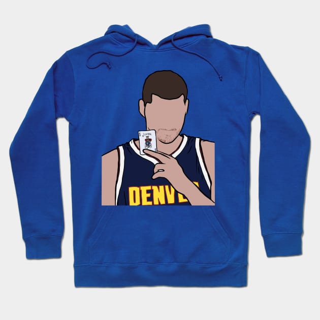 Nikola Jokic Joker Card Hoodie by rattraptees